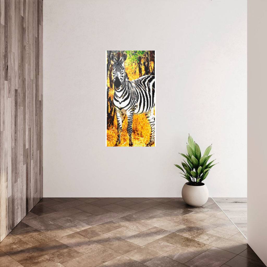 African Zebra Portrait