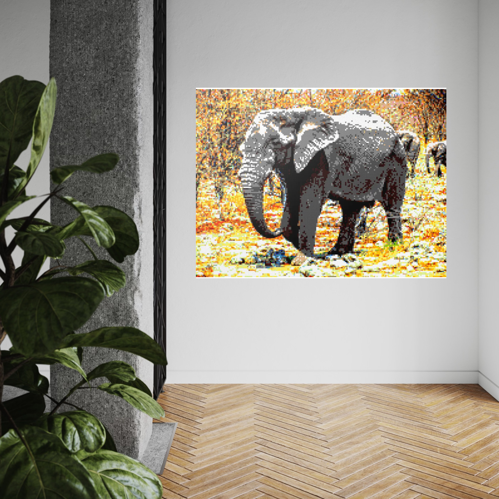 African Elephant Portrait