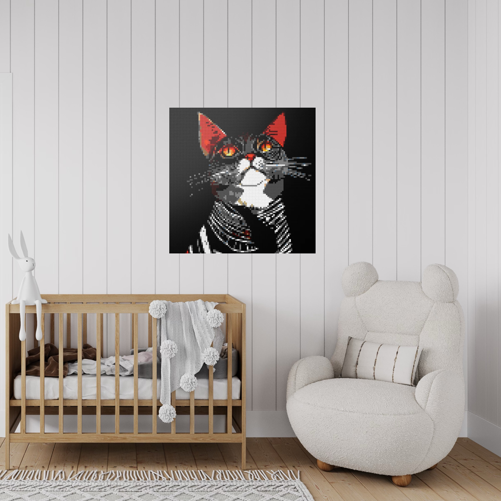 Cat Star mosaic