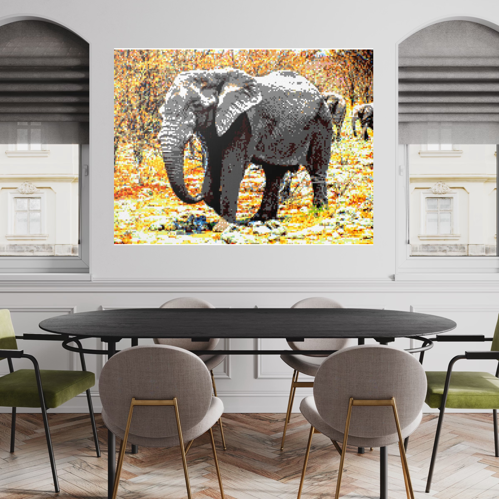 African Elephant Portrait
