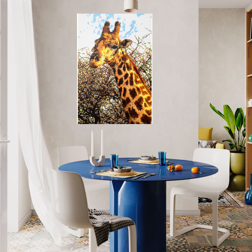 African Giraffe Portrait