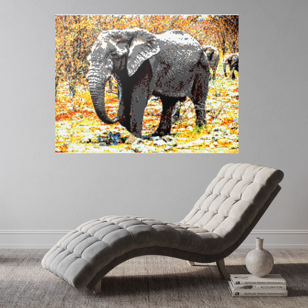 African Elephant Portrait