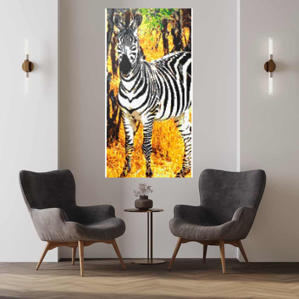 African Zebra Portrait