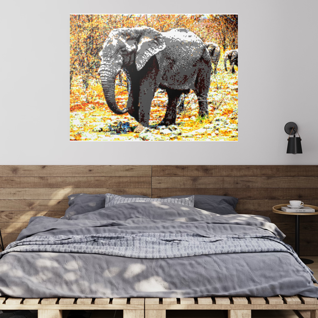 African Elephant Portrait