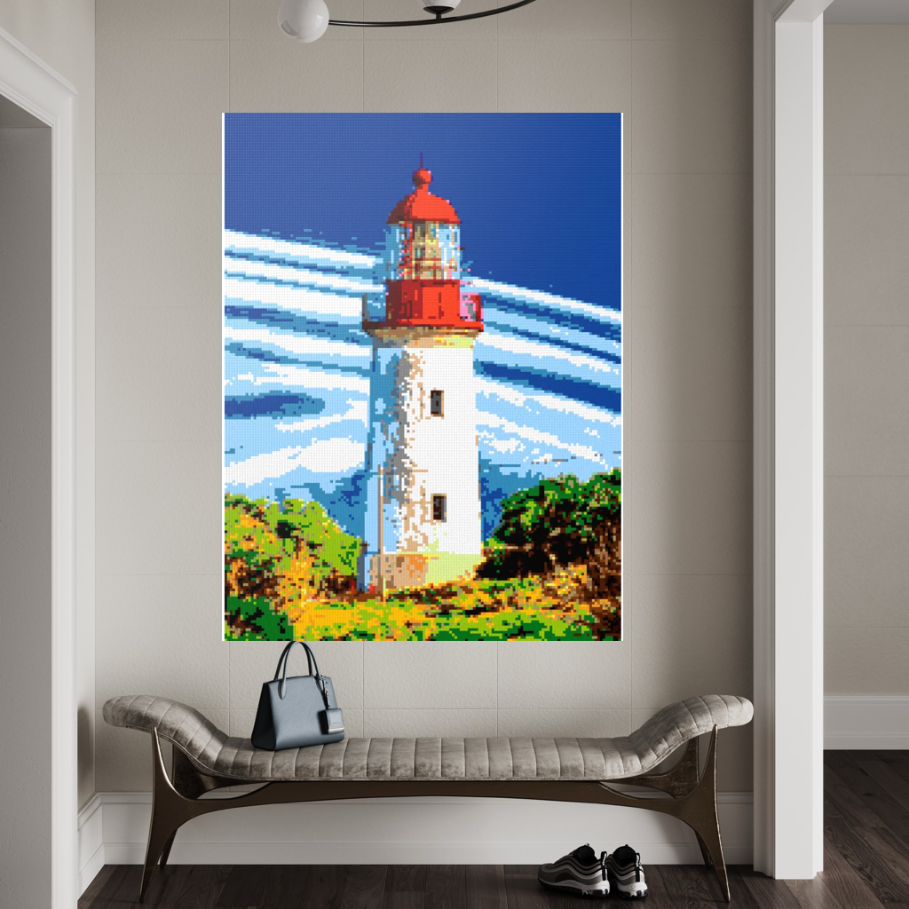 An old rustic lighthouse in Victoria, Australia