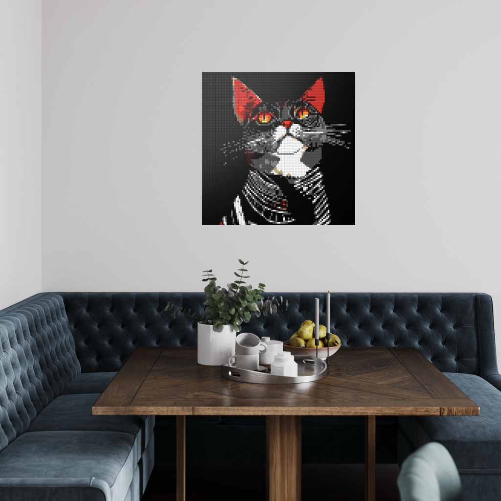 Cat Star mosaic