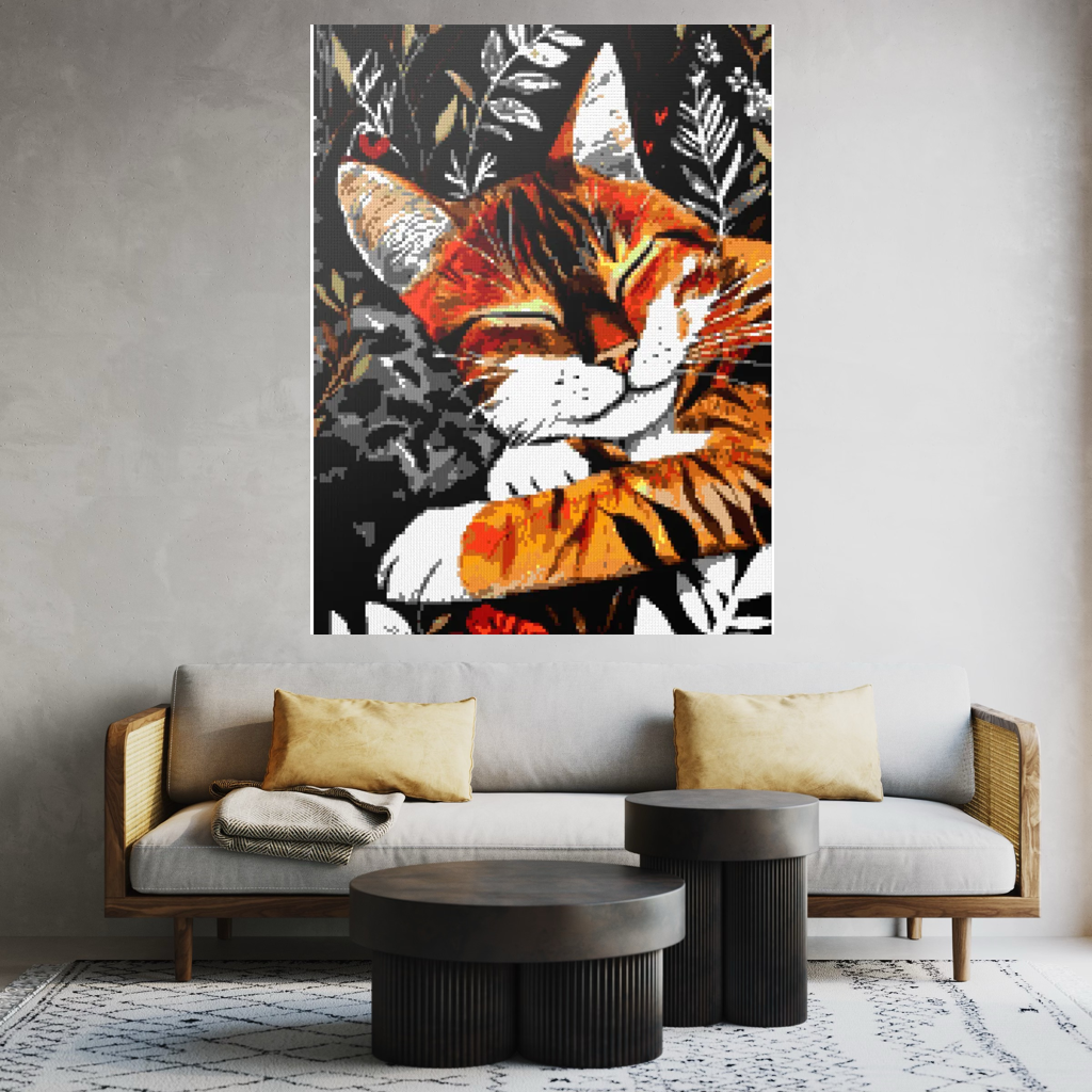 Richard the cat mosaic
