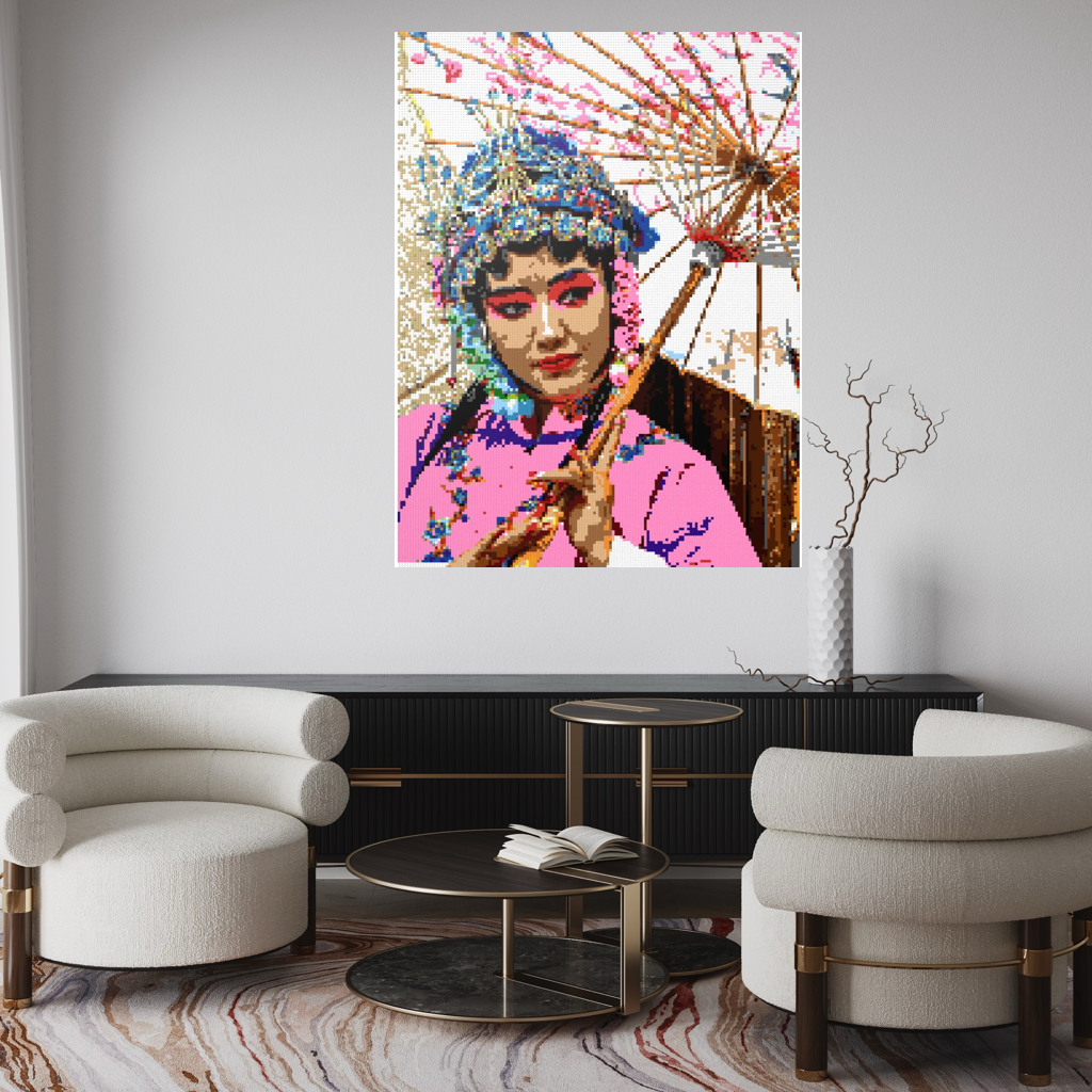 Woman in Traditional Chinese Clothing