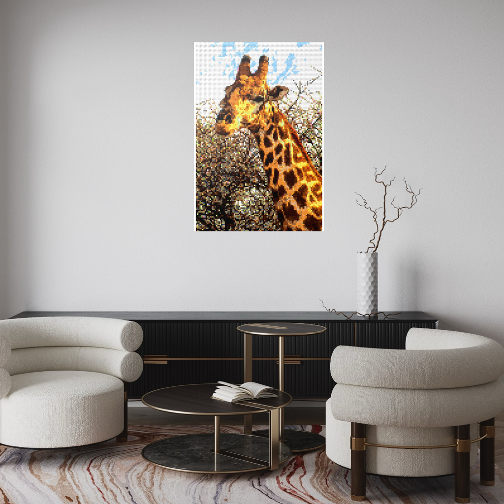 African Giraffe Portrait