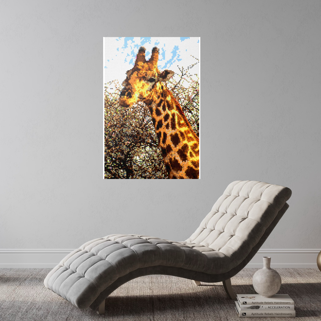 African Giraffe Portrait