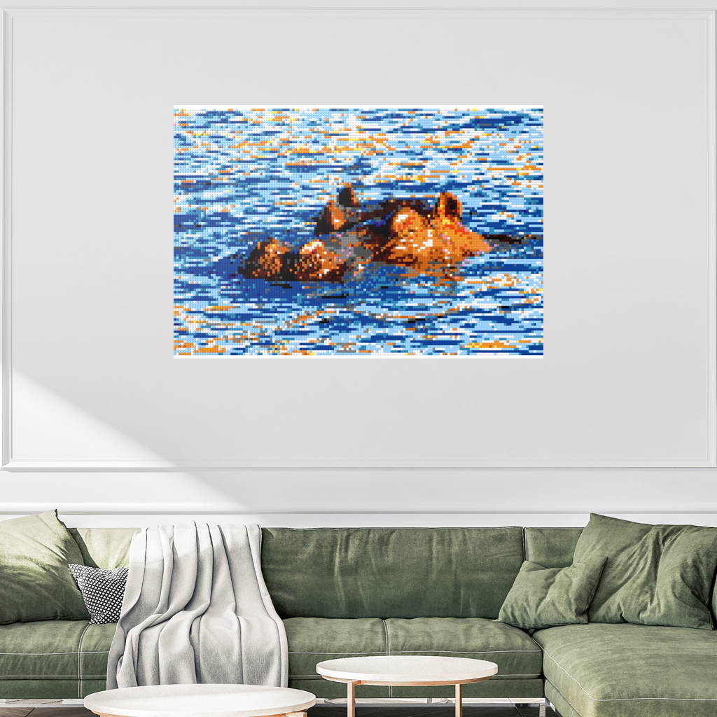 Hippopotamus in Water
