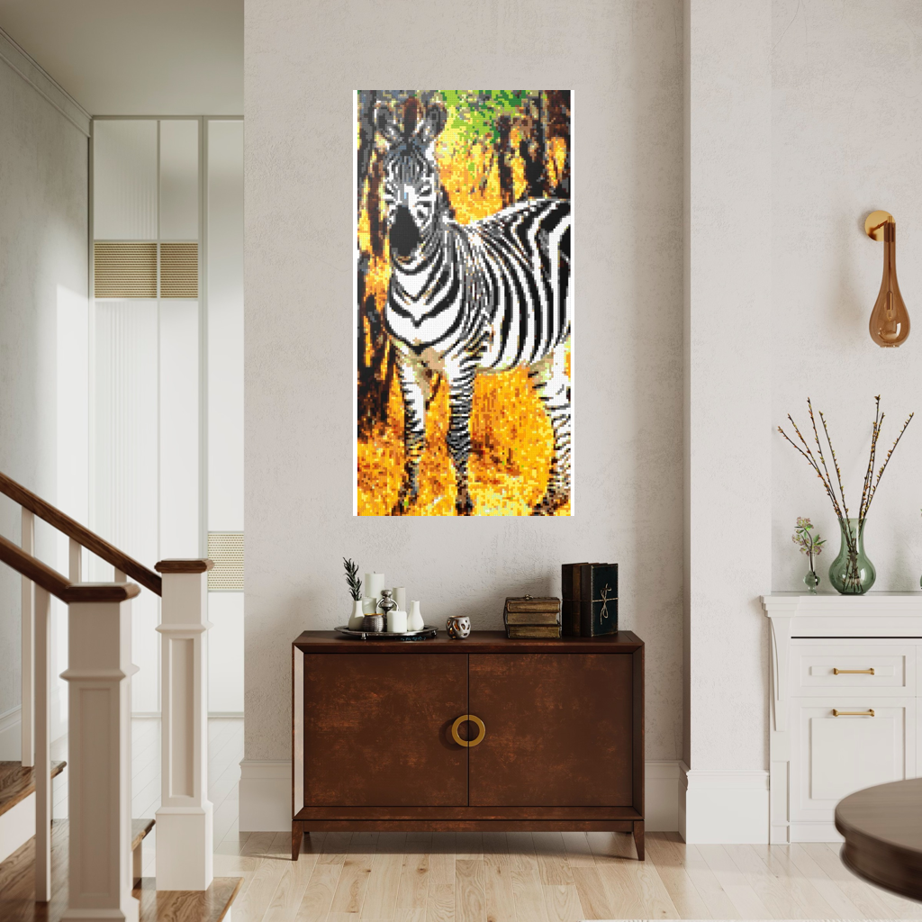 African Zebra Portrait