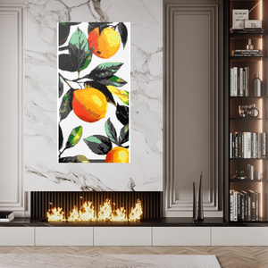 Lemons botanical art mosaic