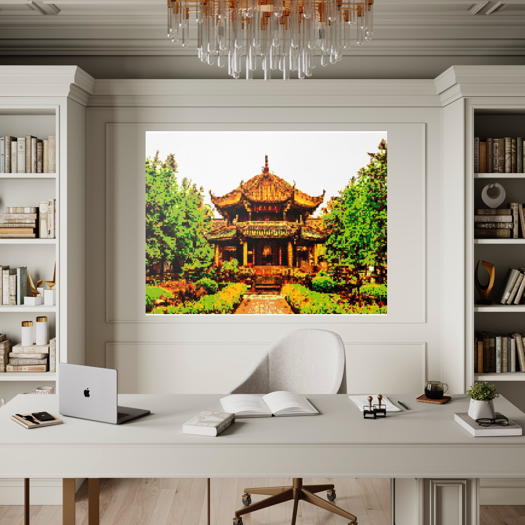 A Taoist temple in Taipei, Taiwan