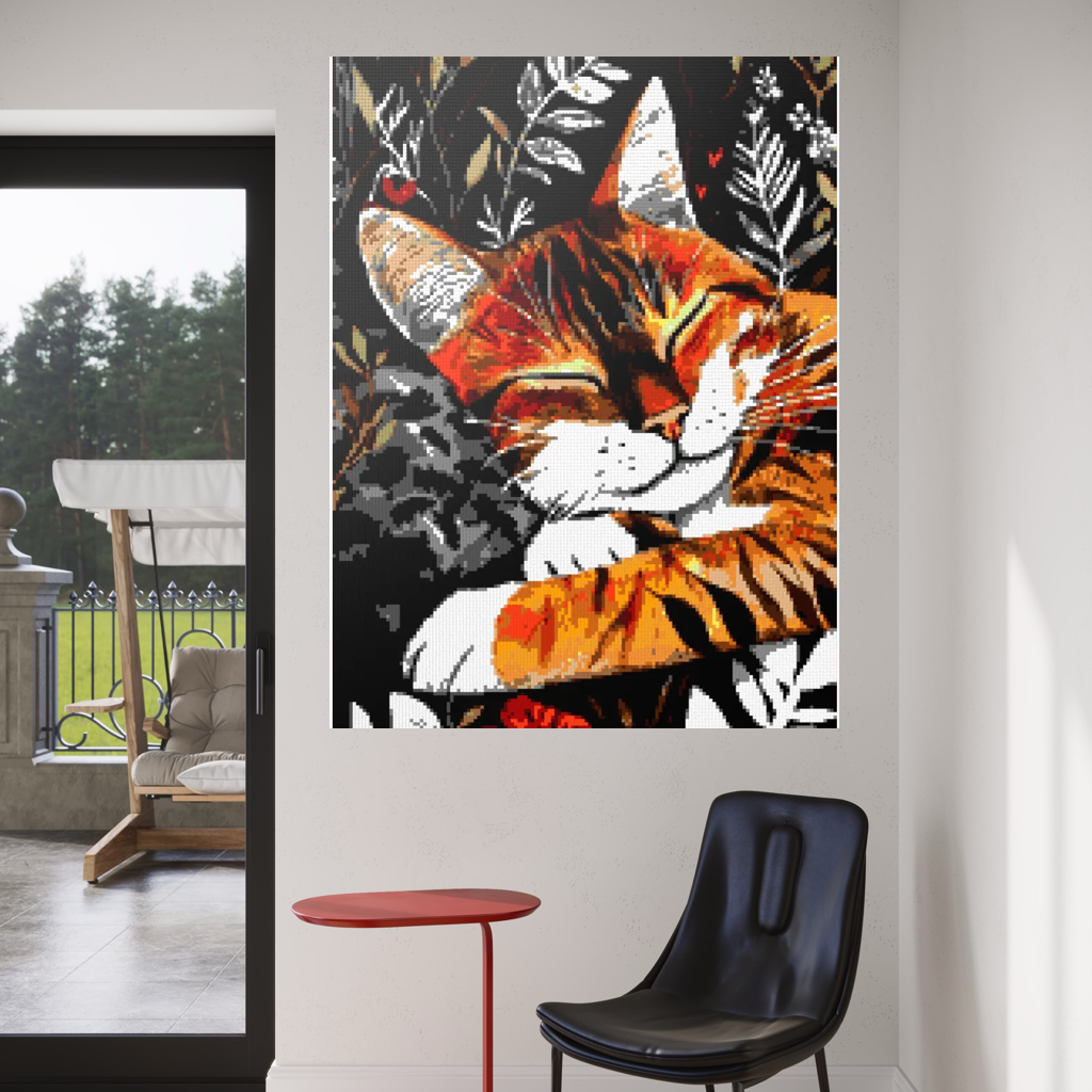 Richard the cat mosaic