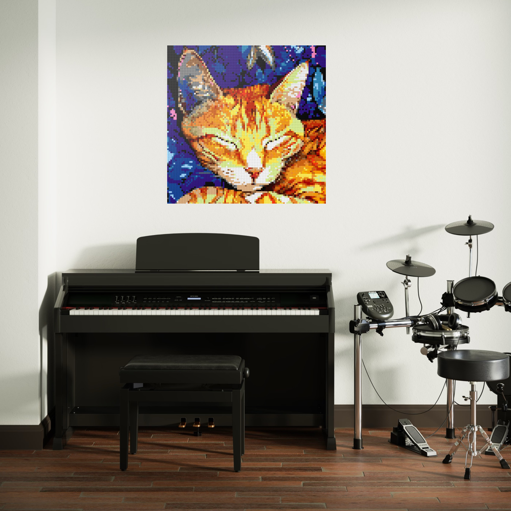 Cat Thor mosaic