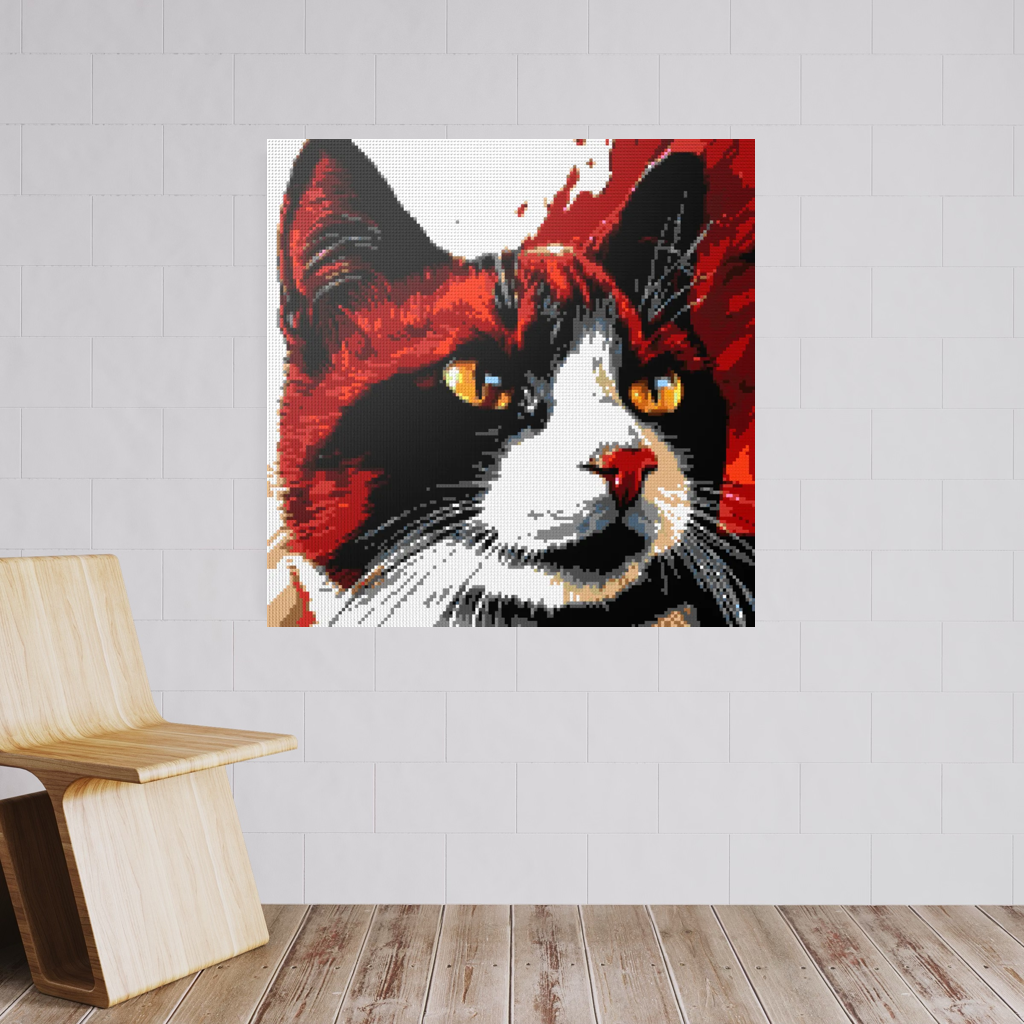 Cat Leo mosaic