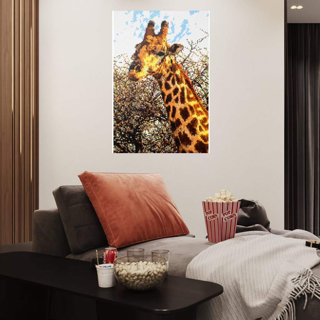 African Giraffe Portrait