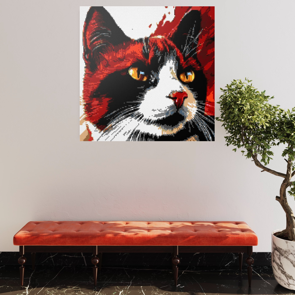 Cat Leo mosaic