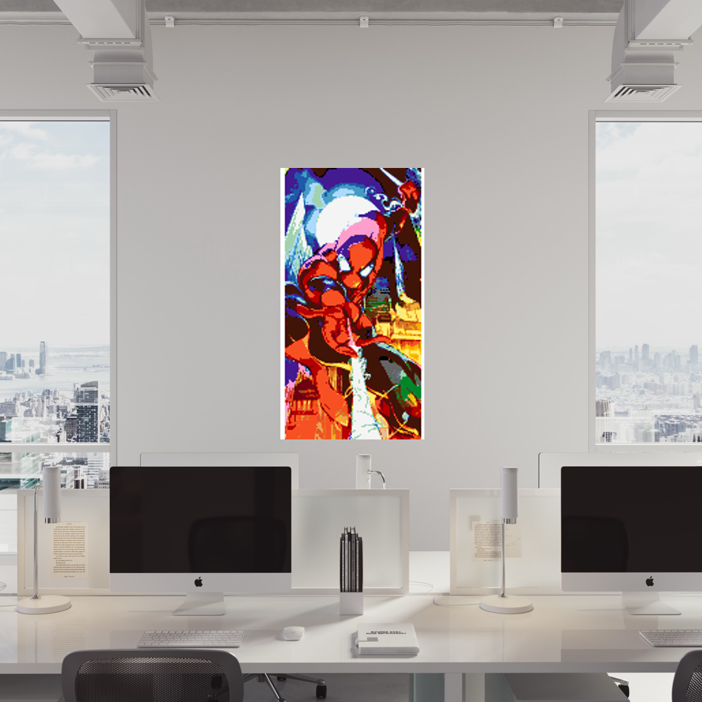 Spiderman Mosaic Interpretation