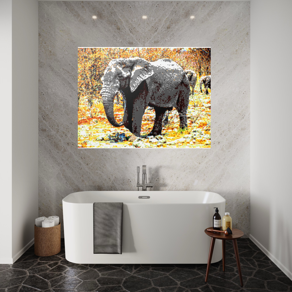 African Elephant Portrait