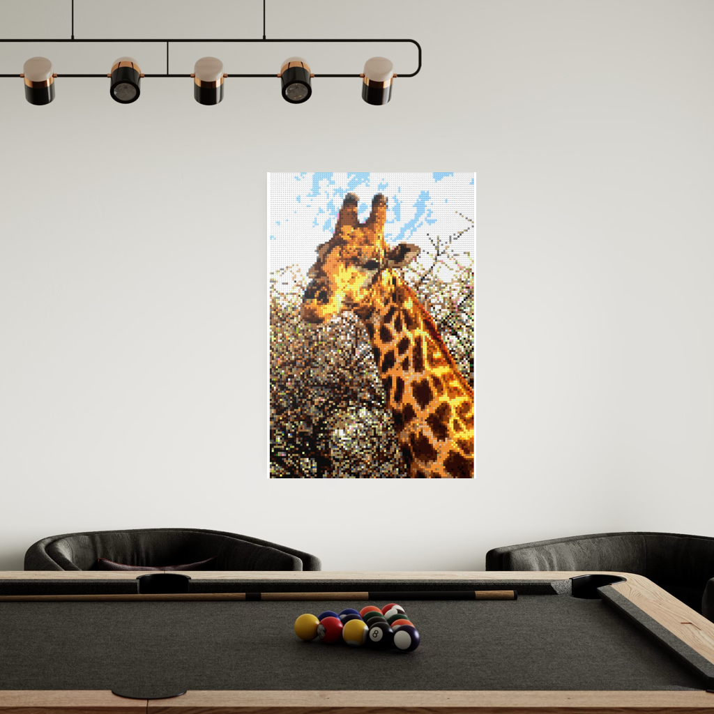 African Giraffe Portrait
