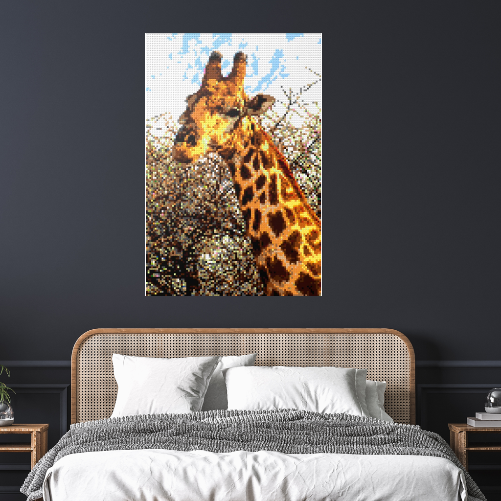 African Giraffe Portrait