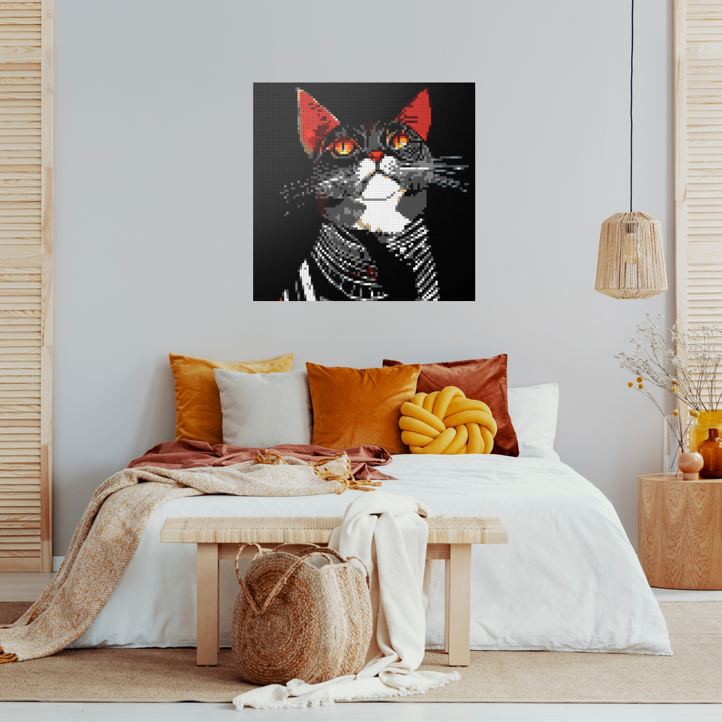 Cat Star mosaic