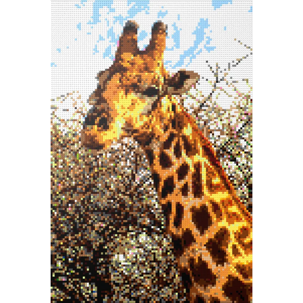 African Giraffe Portrait