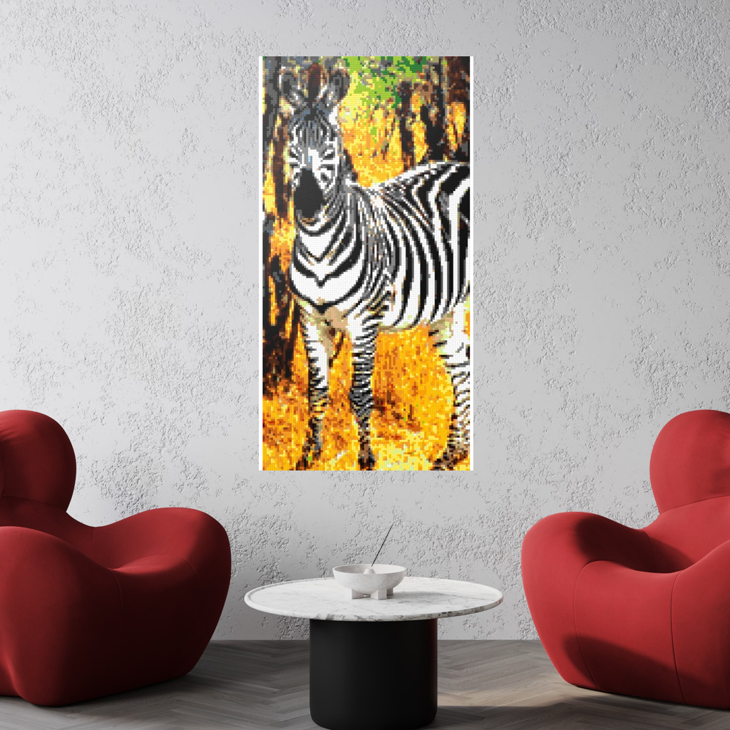 African Zebra Portrait