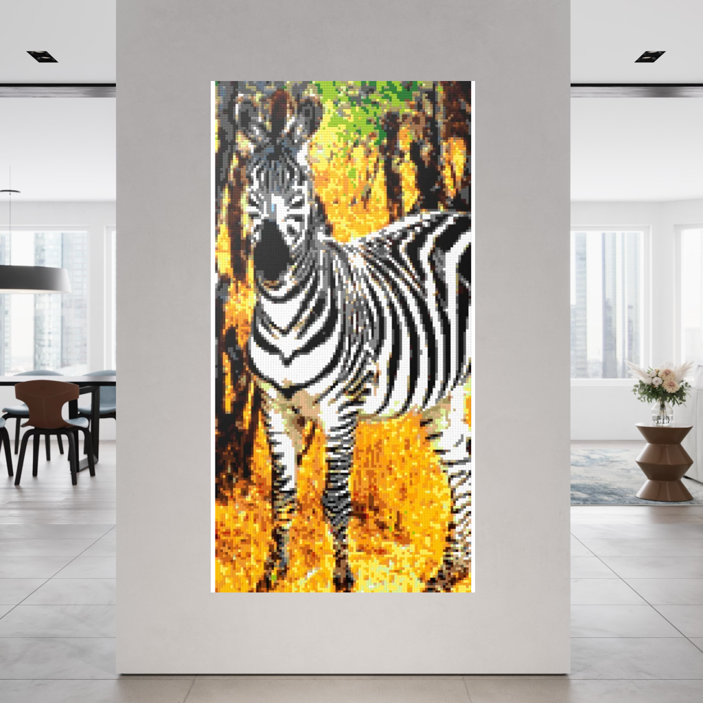 African Zebra Portrait