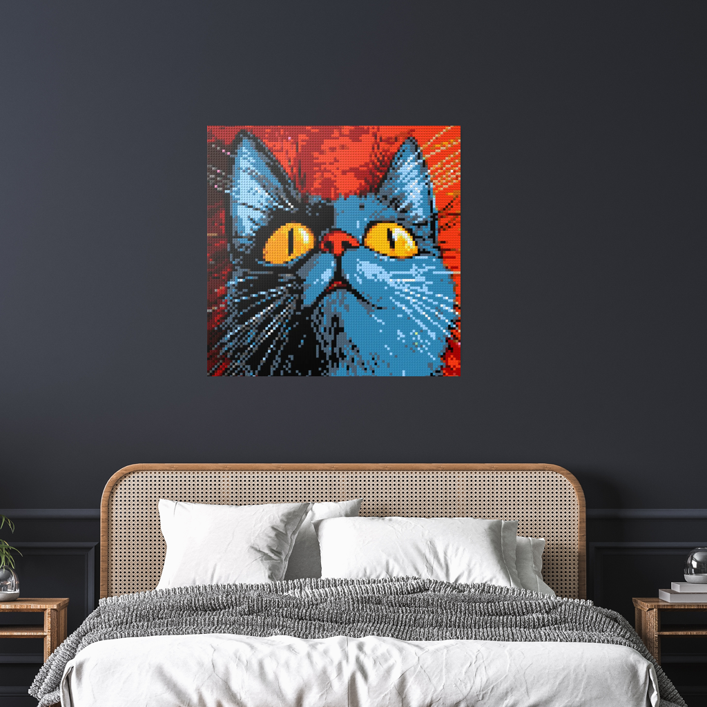 Cat Toby mosaic