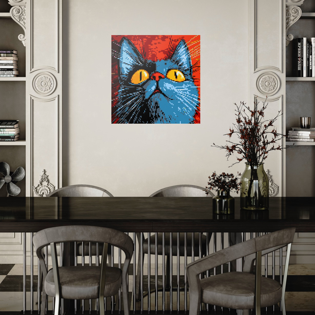 Cat Toby mosaic