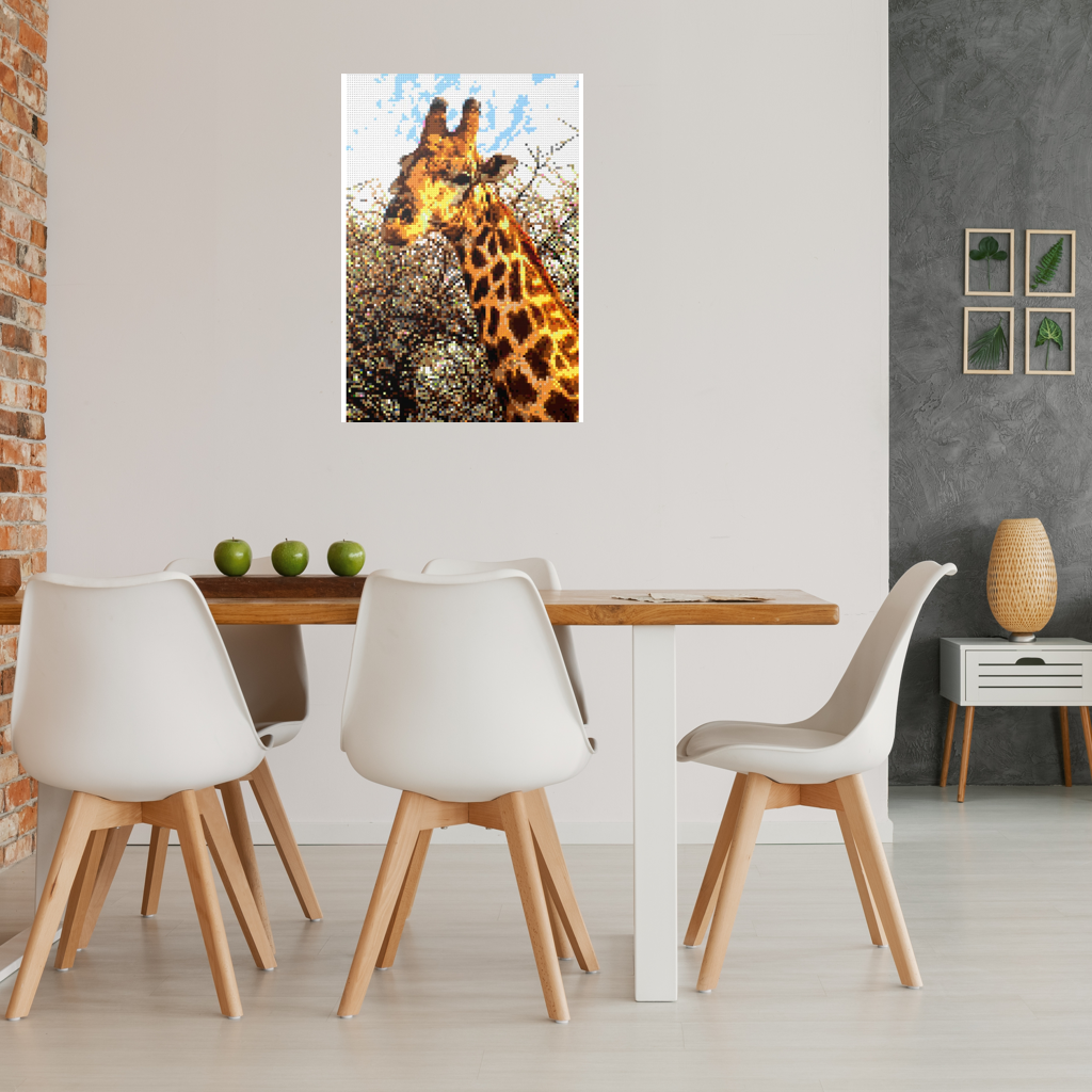 African Giraffe Portrait