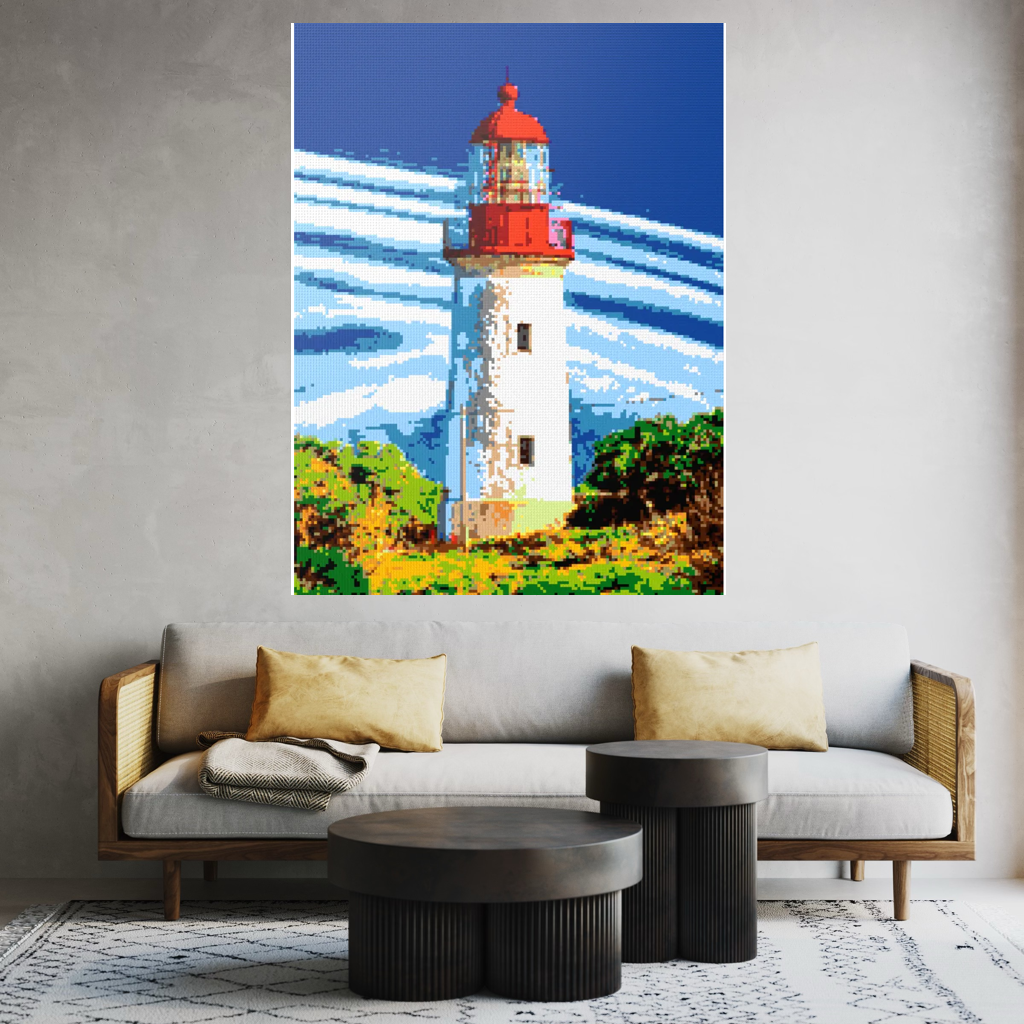 An old rustic lighthouse in Victoria, Australia