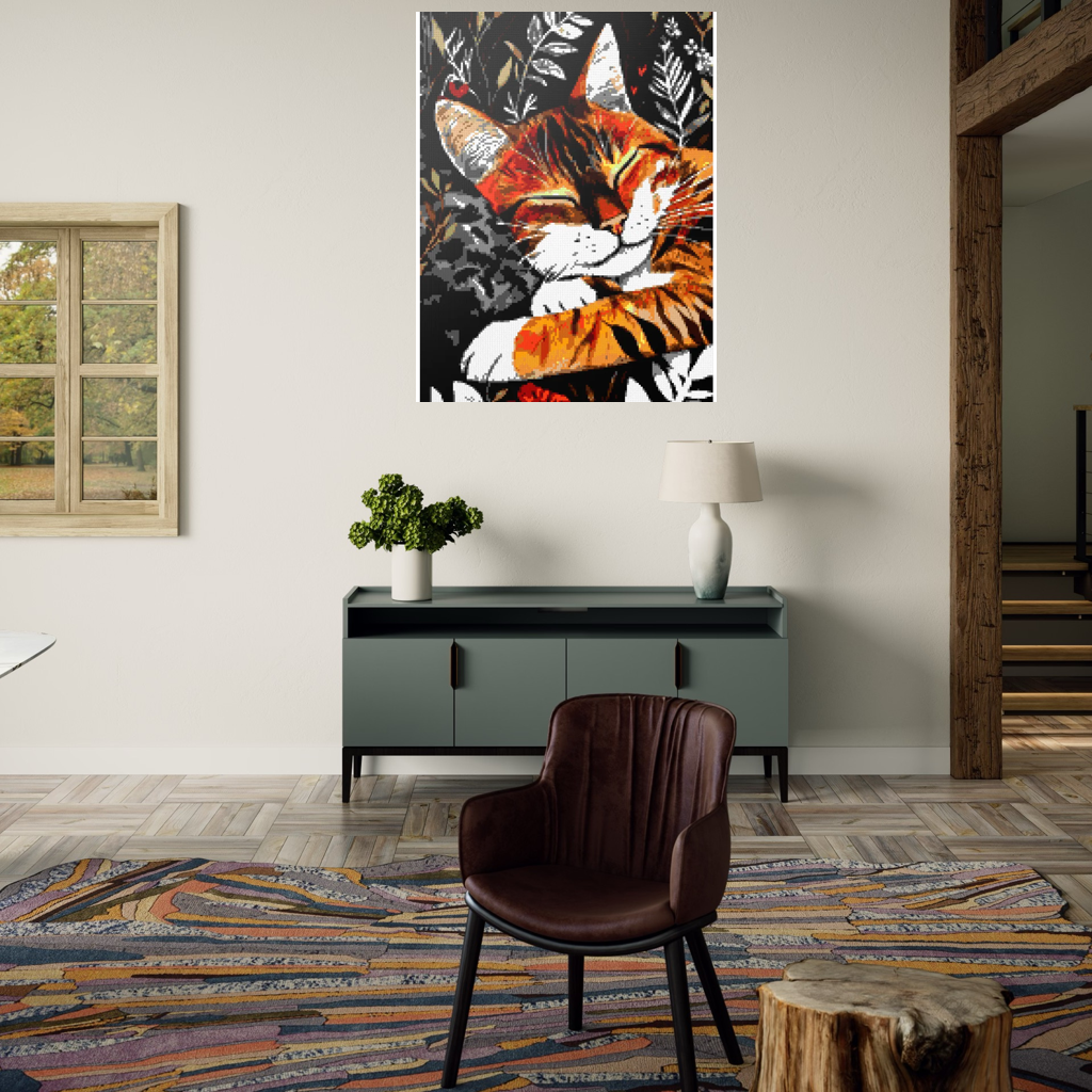 Richard the cat mosaic