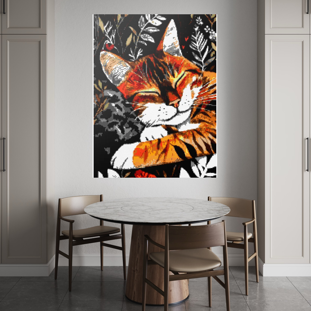 Richard the cat mosaic