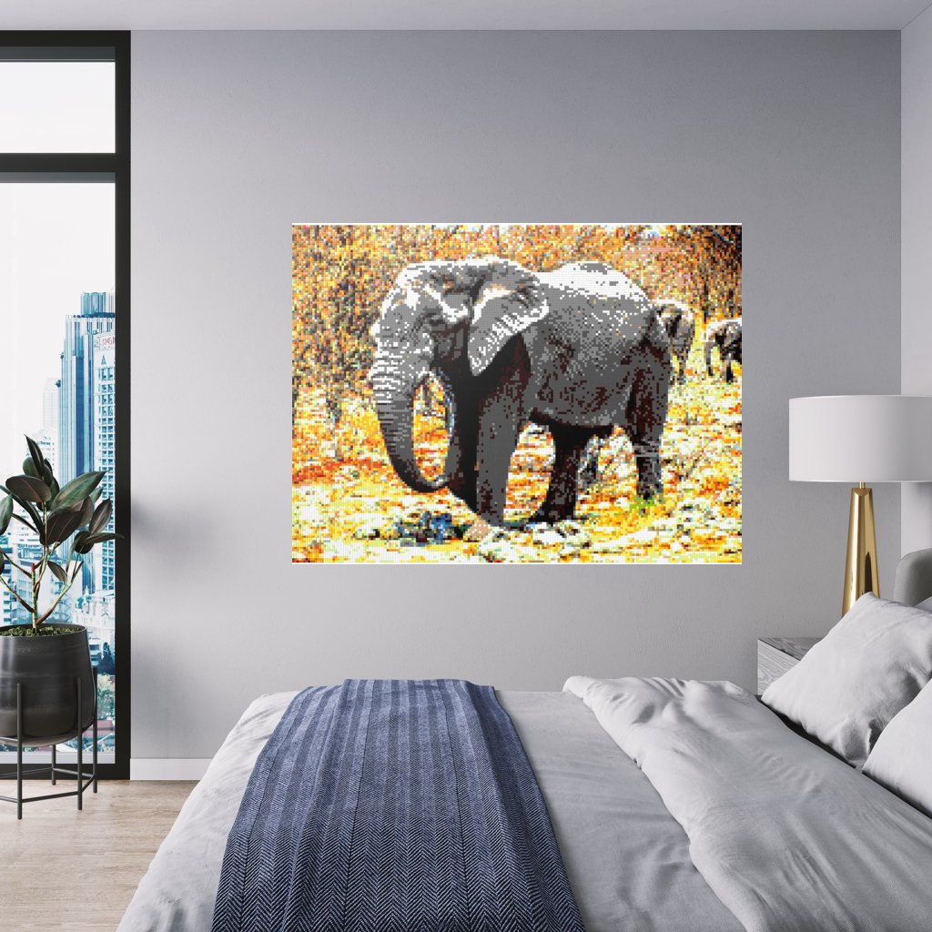 African Elephant Portrait