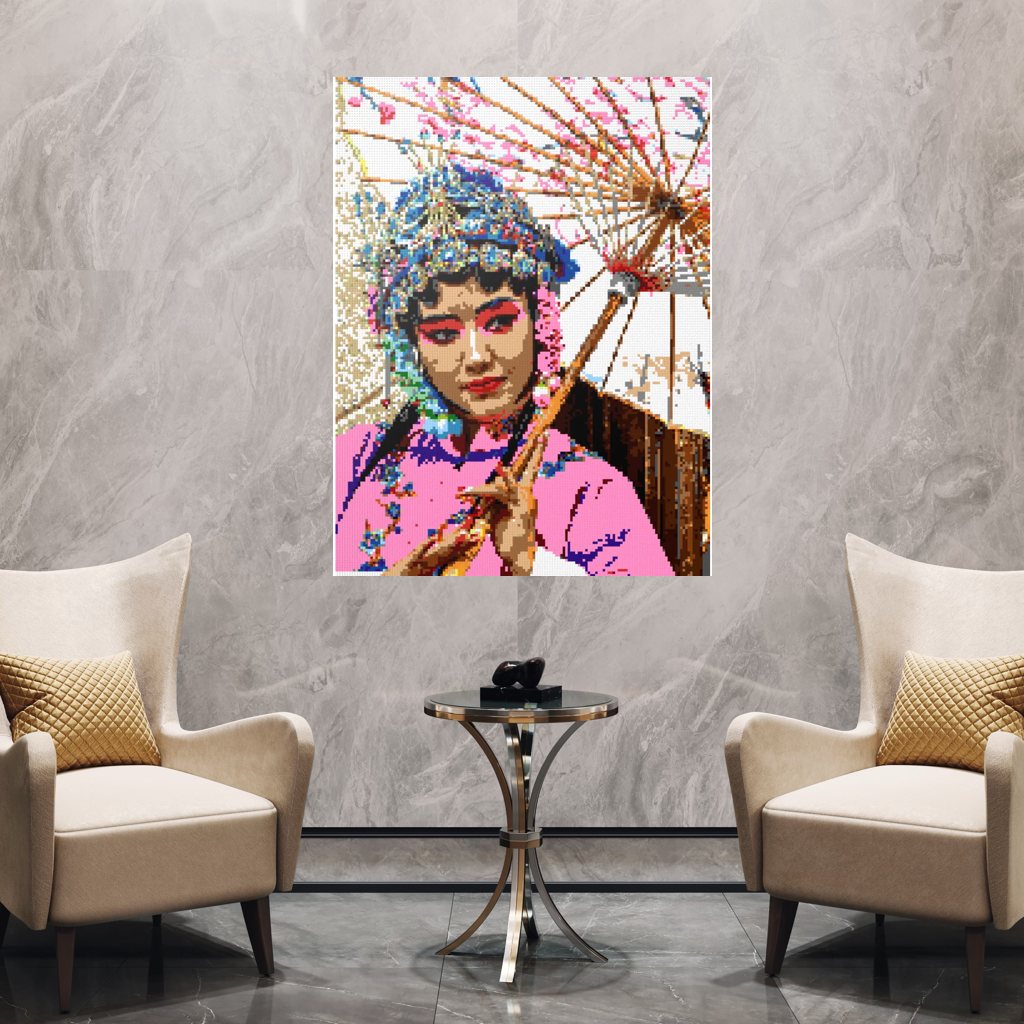 Woman in Traditional Chinese Clothing