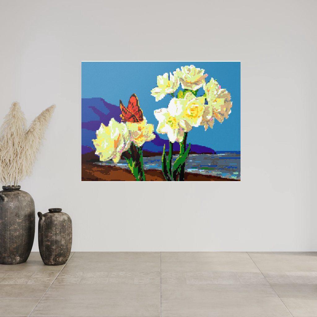 A Morning Greeting from Narcissus Flowers