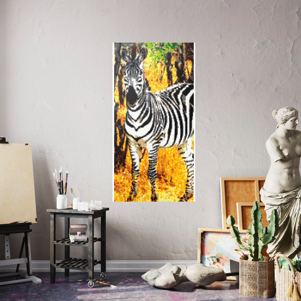 African Zebra Portrait