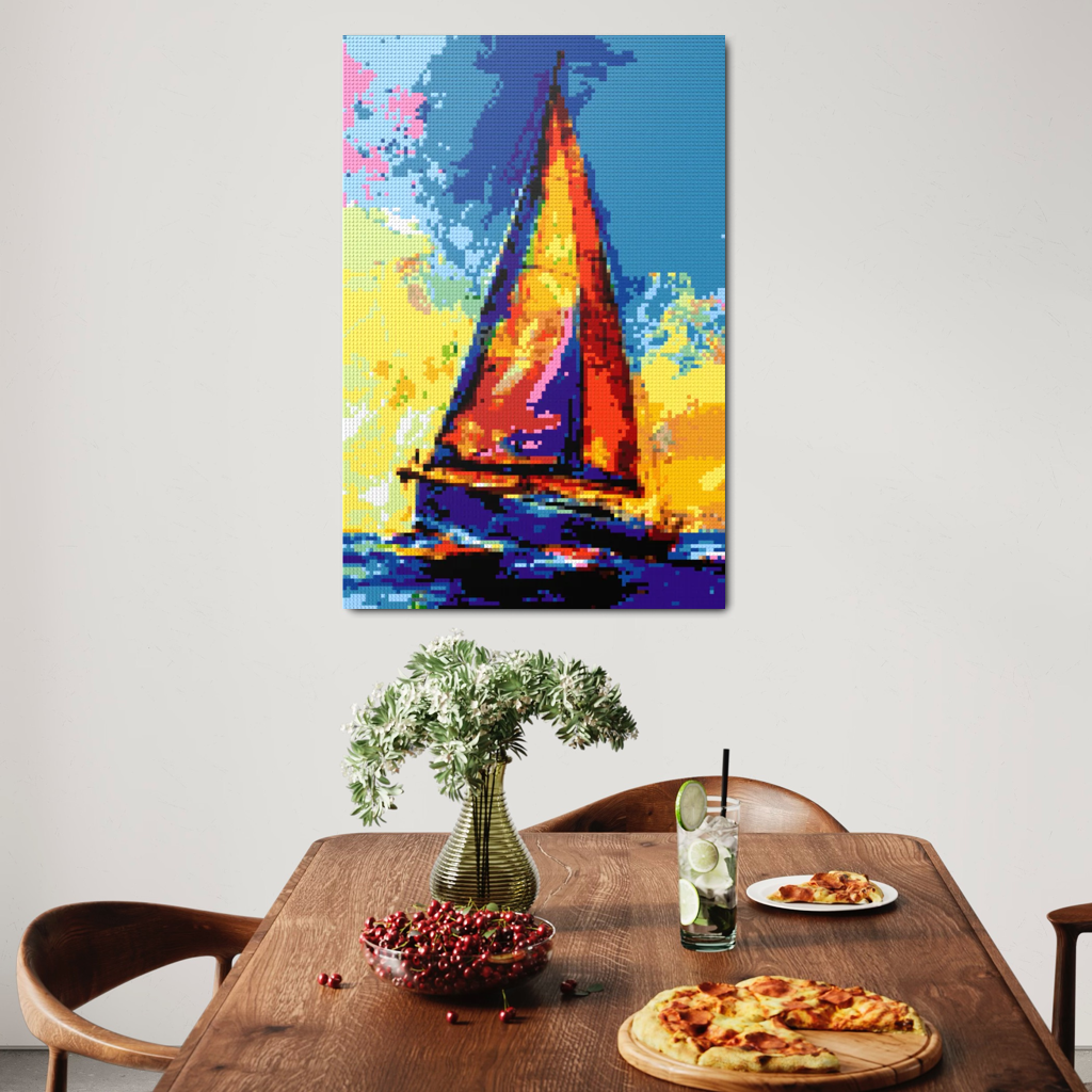 Sailboat Mosaic