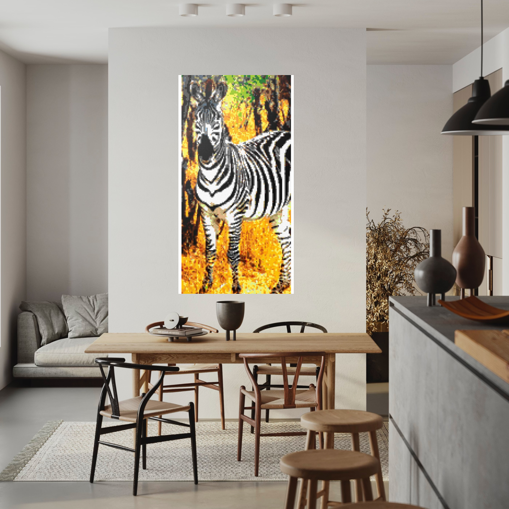 African Zebra Portrait