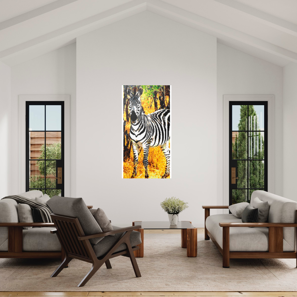 African Zebra Portrait