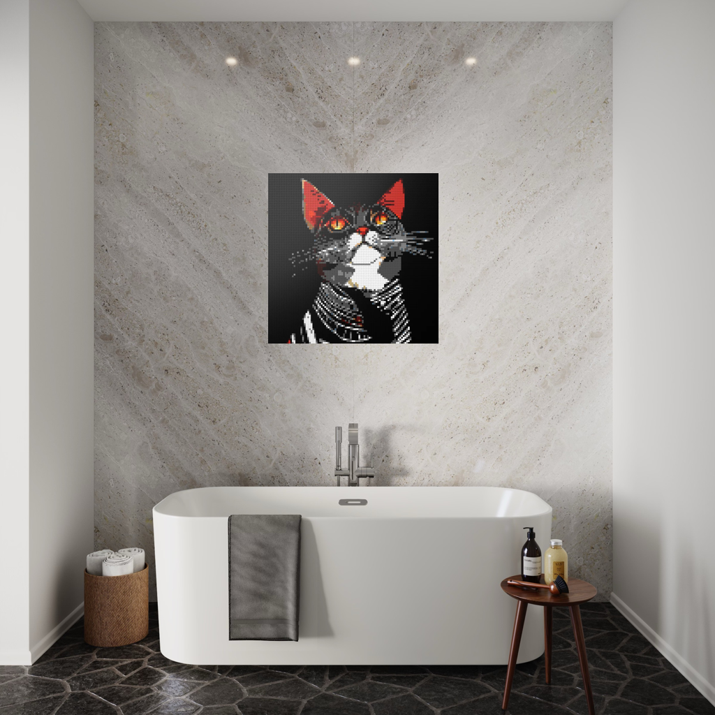Cat Star mosaic