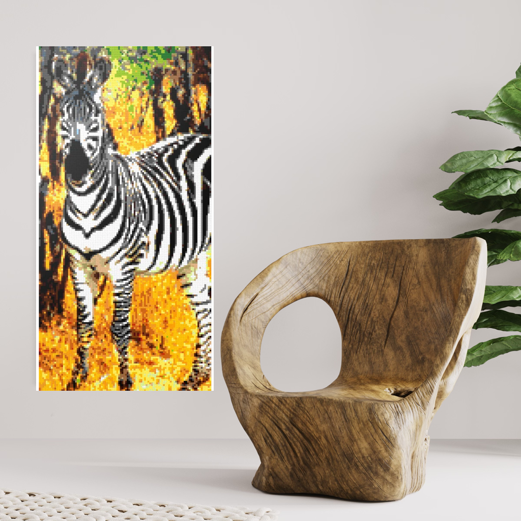 African Zebra Portrait