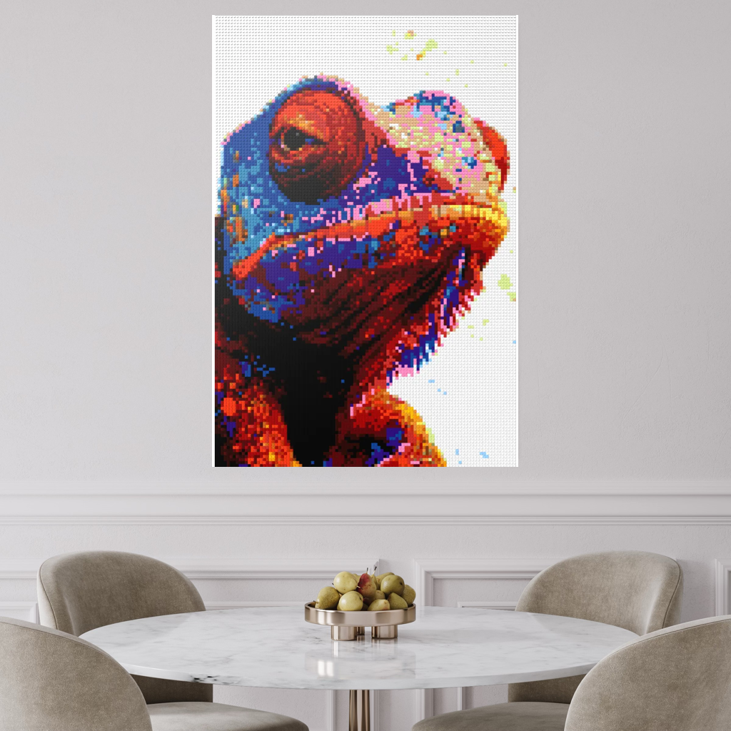 Chameleon animal art