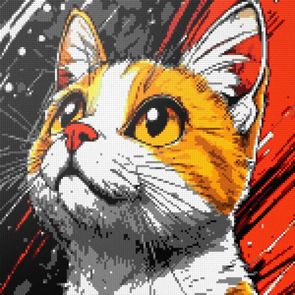 Cat Luna mosaic