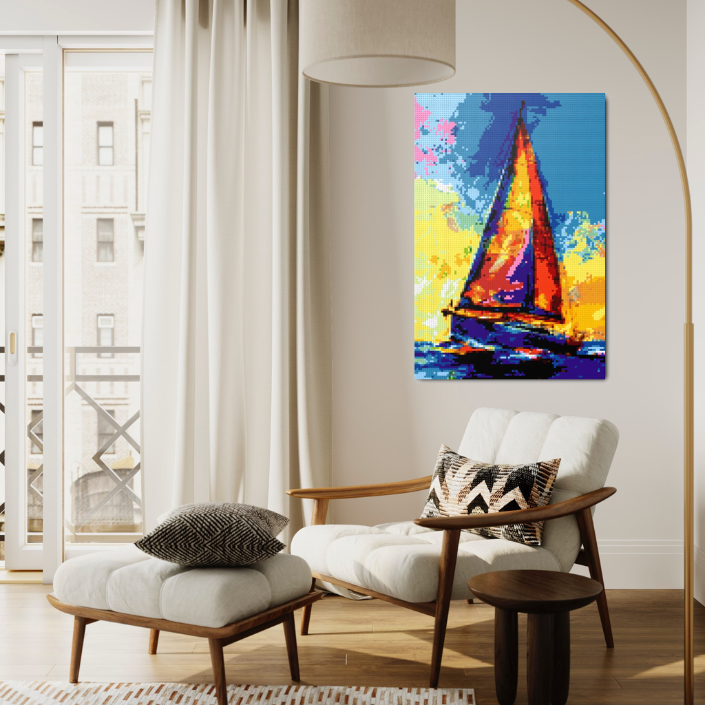 Sailboat Mosaic