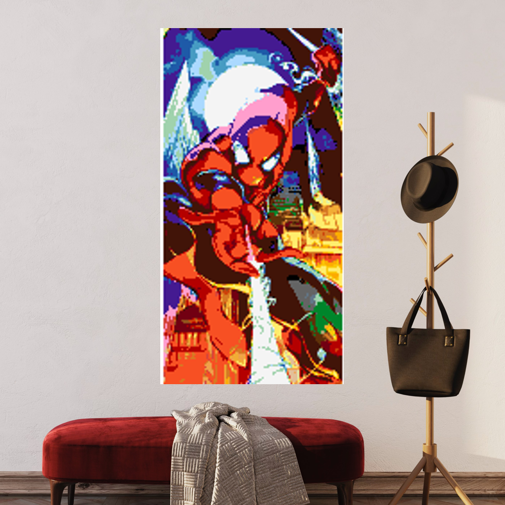 Spiderman Mosaic Interpretation